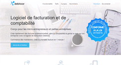 Desktop Screenshot of debitoor.fr